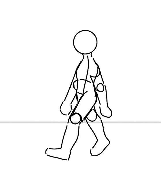 Walking [Animation Practice] by Tikend -- Fur Affinity [dot] net