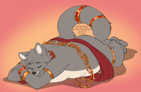 Sleeping wolf