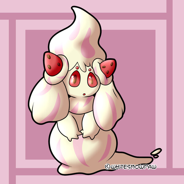 Alcremie [Pokémon] ''Wrong Region'' Pt. 2 by Laythediaperedwhitewolf -- Fur  Affinity [dot] net