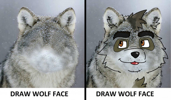 draw wolf face 2 (gif) by fristy -- Fur Affinity [dot] net