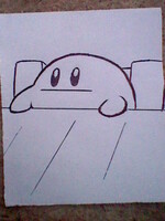 Casual Drawing #19: Kirby ._.
