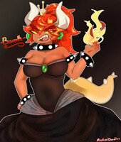Bowsette But Orange