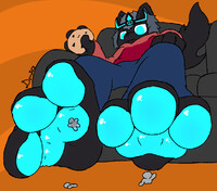 relaxing with cookies! :3