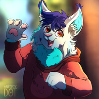 Someone comissioned me to draw Dot on femboy clothes *blu by  artistic_dot -- Fur Affinity [dot] net