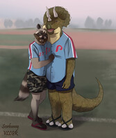 Fanart) Blooper (Atlanta Braves mascot) by BaxterKangaroo -- Fur Affinity  [dot] net