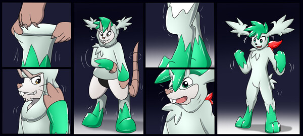 WG - Shaymin Forms by SpaceyPaints on DeviantArt