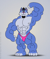 Benny Shows His Muscles