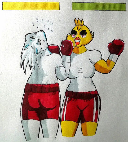 Katrina vs Chica Greatest Boxing Rivals page 6 by Olmefurry