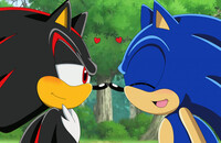 Kasi The Hedgehog and Zoomer The Sonic Chao by RaymanxBelle -- Fur