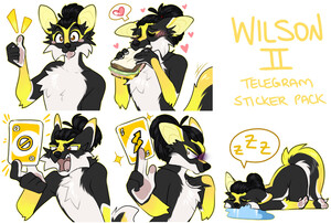 HQ DETAILED HALLOWEEN PROTOGEN ADOPT + 4 TELEGRAM STICKERS by AnalShop --  Fur Affinity [dot] net