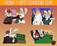 Frig & LV's Sticker Set (Commission)