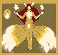 Golden Sparkles Kitsune Egg