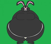 sumo Wererabbit Pancakedude (robe)