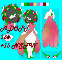 Adopt #89: Mega Evolution Line - Shiny Gardevoir (CLOSED) by schaulvre --  Fur Affinity [dot] net