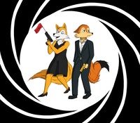 Rosie and George, Secret Service (Art Trade)