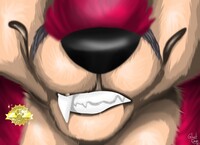 Lita mask commission by ThatChaoticBeast