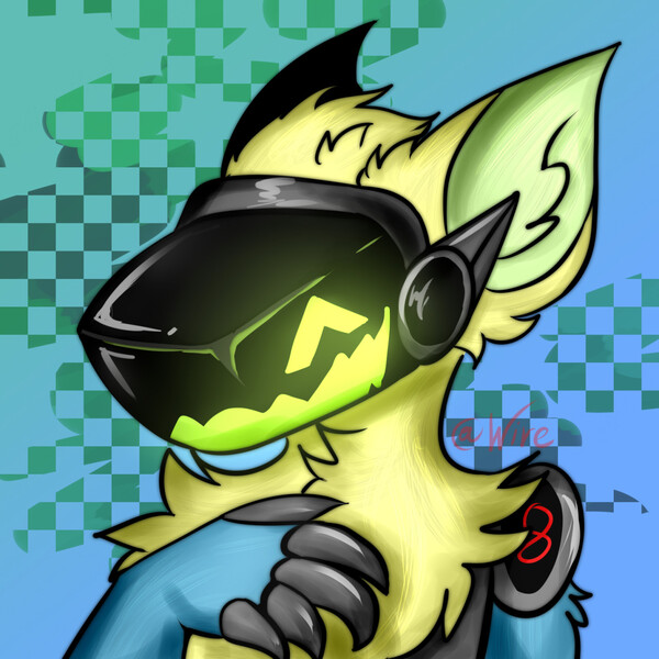 Free art for rust the protogen by The_w0l - FurryStation