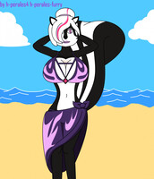 teressa at beach
