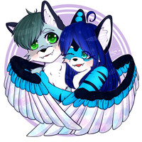 Art Trade by telegram couple