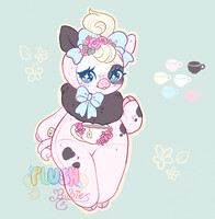 Rissy & Kiba collab; teacup pig PB