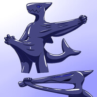 stretch rubber shark Henry