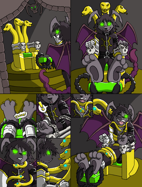 The Throne Trick Comic by Caroo.