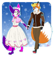 Winter Stroll - REDRAW (5 years later)