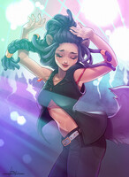 On the dancefloor