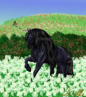 Caly the 'evil' unicorn