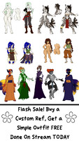 Custom Ref Flash Sale! $25, Free Outfit! [CLOSED]