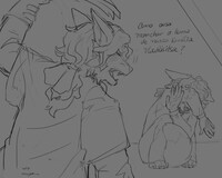 Lévesque e Edgar (wip comic scene)