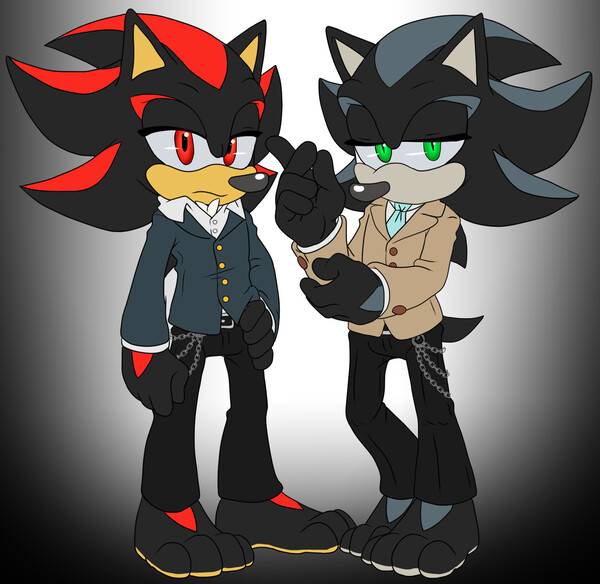 Sonic - Mephiles, Silver, Shadow and Knuckles by KyuuketsukiVentus -- Fur  Affinity [dot] net