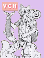 "Wow free fish!" YCH [Close]