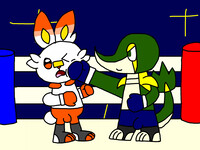 Kickboxing Match (1/4)