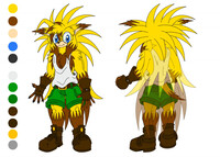 Euan the Echidhog summer outfit