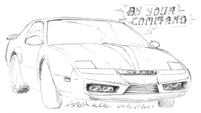 coloring pages of knight rider