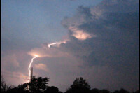 Lightshow at Sunset