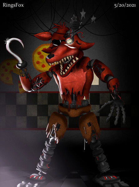 Withered Foxy - (Five Nights at Freddy's II)