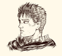 Guts Sketch - Berserk