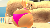 Bottom Heavy Amy Rose sees Sonic by Legoben2 -- Fur Affinity [dot] net