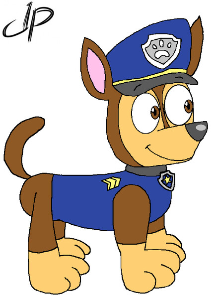 PAW Patrol - Chase by SolarBoyAaron -- Fur Affinity [dot] net