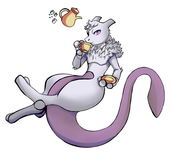 Mewtwo & Mew by mythricas.pocket -- Fur Affinity [dot] net