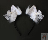 White ears with lace [available]