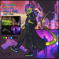 Cyberpunk iguana adopt!