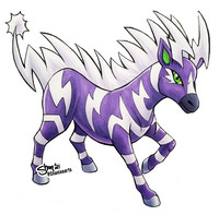 Shiny Zebstrika - Huevemcemberary Day 15