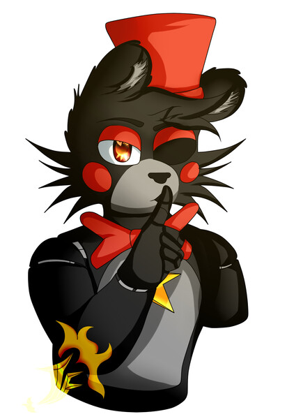 shhh, it will be over soon- fnaf 6 lefty furry by blanktubed -- Fur  Affinity [dot] net