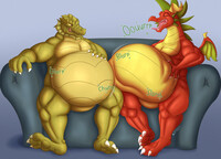 Ventripotent dergs, by Blitzit