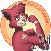 YCH "I'm Vaccinated!" - Base