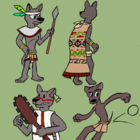Aztec doggies