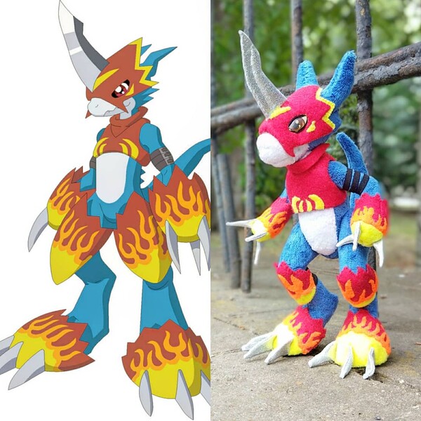 Flamedramon plush store